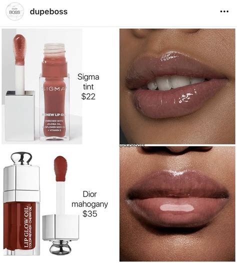 dior lip oil mahogany dupe